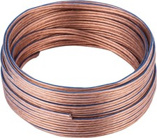 14AWG Speaker Cable Clear Transparent Wire Audio Stereo Car 14/2 Gauge 50-250ft