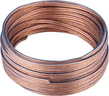 14AWG Speaker Cable Clear Transparent Wire Audio Stereo Car 14/2 Gauge 50-250ft