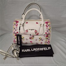 Karl Lagerfeld Paris Willow Floral Leather Sa...