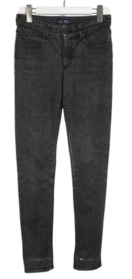 ARMANI JEANS Jeans Women's US 28 Gray Fade Effect Casual Zip Fly Stretch