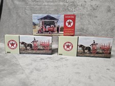 Lot of 3 - Texaco Ertl Trucks 1919 Tanker Bank, Auto Wrecking, 1926 Fire Trucks