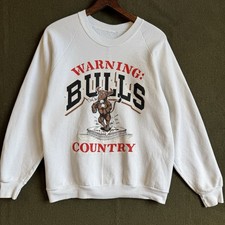 Vintage 90s Chicago Bulls NBA Basketball Crewneck Sweatshirt Measures 21x26