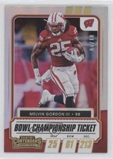 2021 Contenders Draft Picks Bowl Championship Ticket 7/10 Melvin Gordon III 9o3