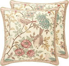 Velvet Euro Sham Decorative Throw Pillow Covers Set Soft Durable Cushion Cases