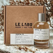 Le Labo Santal 33 Eau de Parfum Spray 3.4 Oz / 100 ML For Unisex New In Box