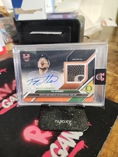 Tez Johnson Auto Relic /5 2024-25 Bowman U Now Game Used Ball Aut UNI # 2/5  SSP