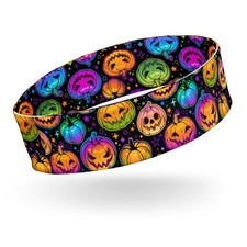 Neon Pumpkins Quick Dry Sports Sweatband Stretch Headband Clearance 