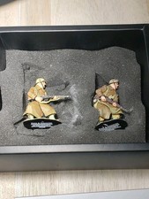 King and Country Toy Soldier WWII/2 German Africa Corps x2 AK042 AK079 EUC 