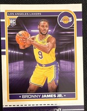 Panini 2024-25 NBA Hoops Bronny James Jr. Rookie Los Angeles Lakers #280