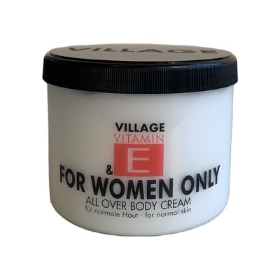 (13,21 /1l) Village Cosmetics Vitamin E Bodycream Blütenduft intensive Feuchtigk