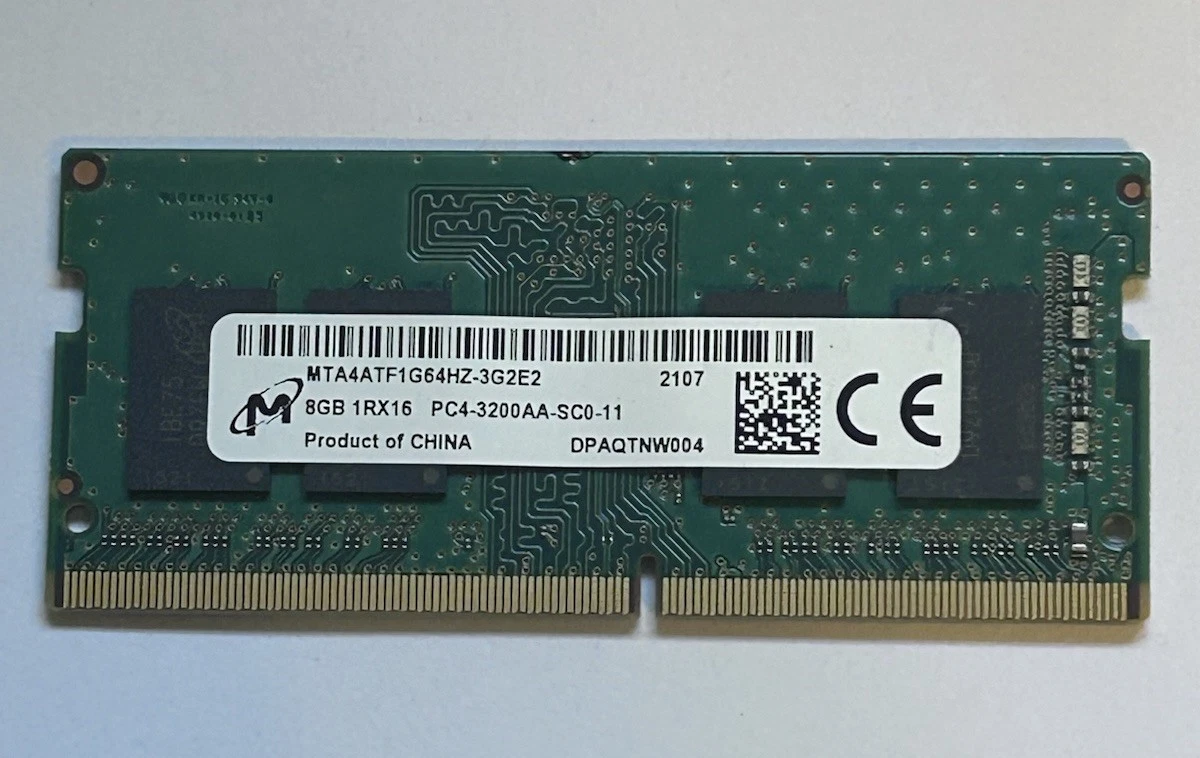Micron 8GB Computer DDR4 SDRAM with 1 Module for sale | eBay