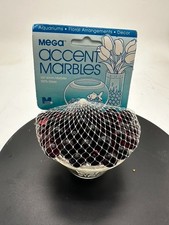 2000  s Mega Accent Marbles AMETHYST Net Bag New 100 14mm