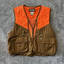 Remington High Vis Zip Up Hunting Vest  Orange/Brown  Size Large
