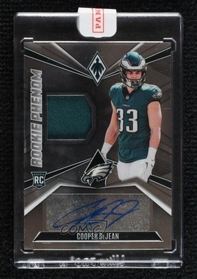 2024 Panini Phoenix Rookie Phenoms Jersey Auto 2/299 Cooper DeJean RC 12d4