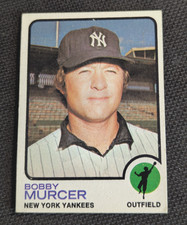 Sharp 1973 Topps #240 Bobby Murcer New York Yankees Baseball Card- EX