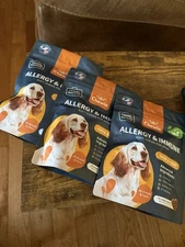 CHEWIA Dog Allergy Itch Relief Chews US Formulated 3 Bag Lot 210 Total Chews ‘26