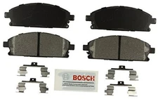  BE855H Blue Semi-Metallic Disc Brake Pad Set With Hardware - Compatible With 
