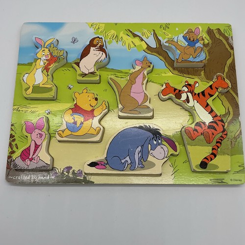 Melissa & Doug Disney Winnie The Pooh Wooden Chunky Puzzle 12 x 9