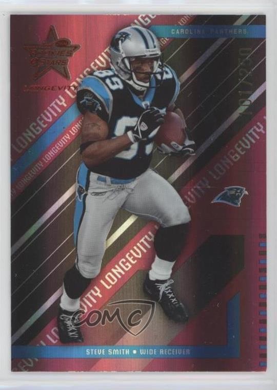 2004 Leaf Rookies & Stars Longevity Ruby 101/250 Steve Smith #16 gx8
