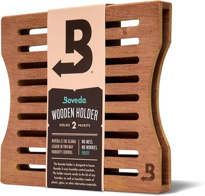 Cedar Wood Humidity Pack Holder for Storage Box - For Use With Two Size 6