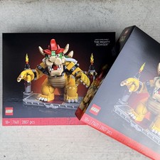 LEGO 71411 Super Mario The Mighty Bowser Juego de Exhibición con Plataforma de Batalla