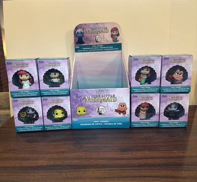 Funko Disney little mermaid vinyl figure Full Set x8 +display 30-year anniv. NEW