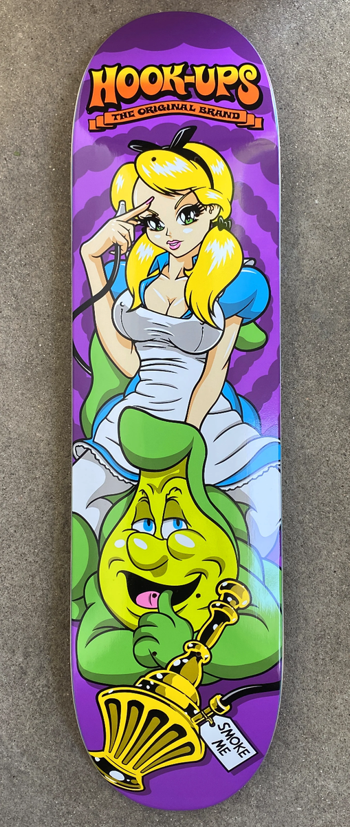 Hook Ups Skateboards Alice's in Wonderland 2 Deck 8 X 31.75
