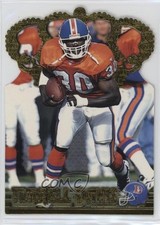 1996 Pacific Crown Collection Gold Crown Die-Cuts Terrell Davis #GC-7 HOF 0v2