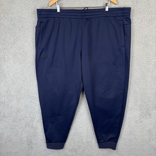 Under Armour Fleece Sweat Pants Mens 4XL Navy Blue Tapered Jogger