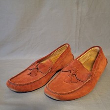 Prada Rust Suede Men  s Loafers Driving Shoe's size U.S 6 EU 39