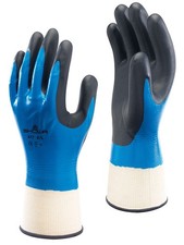 Eurosell Profi Handschuhe Montagehandschuhe &ouml;lfest &ouml;lbest&auml;ndig Arbeitshandschuhe