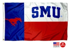 SMU TX State Mustangs Southern Methodist University 3x5 Man Cave Flag 3 x 5 New