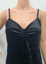 BHS Ladies Velvet Dress Black Sleeveless size 12