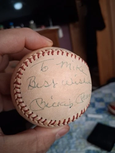 Mickey Mantle "To Mike Best Wishes" Autograph Baseball - No COA Ball Only