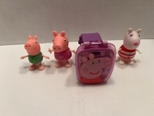 VTECH Peppa Pig Learning Toys Purple Watch  3 Peppa 3 In Mini Figures WORKS