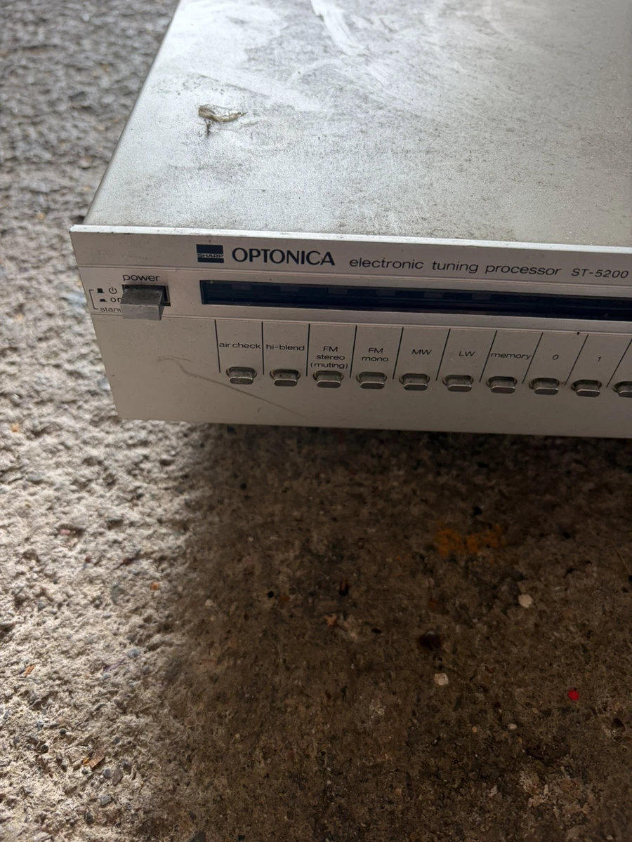 Sintonizador estéreo HiFi Sharp Optonica ST-5200H de colección FM MW LW