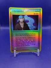 Archie - 71/95 - Uncommon - Reverse Holo Pokemon EX - Team Aqua