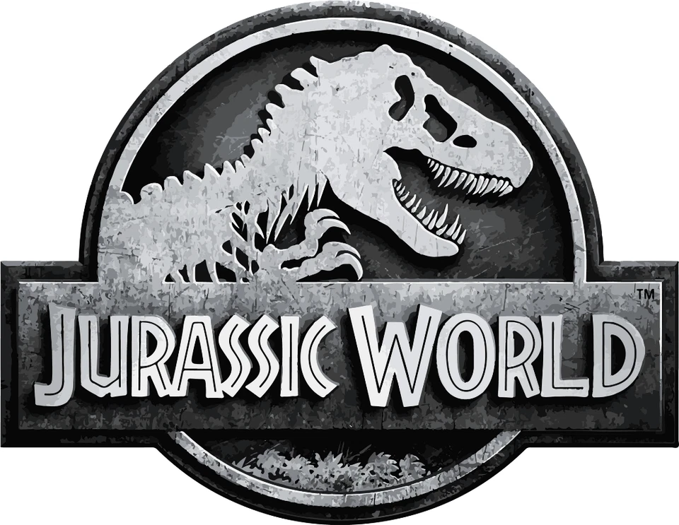 Jurassic World VINYL CLING! 2 water/UV proof Removal decals for your Car! Foto 4 de 4