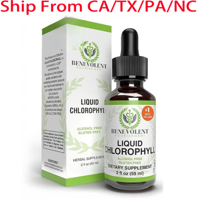 Chlorophyll Liquid Drops   Internal Deodorant, Detox Support, Gut & Liver Health