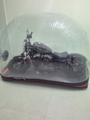 Housse Moto Capsule Amazon Protection - Universelle, Claire, Imperméable - 86x59x39 Pouces