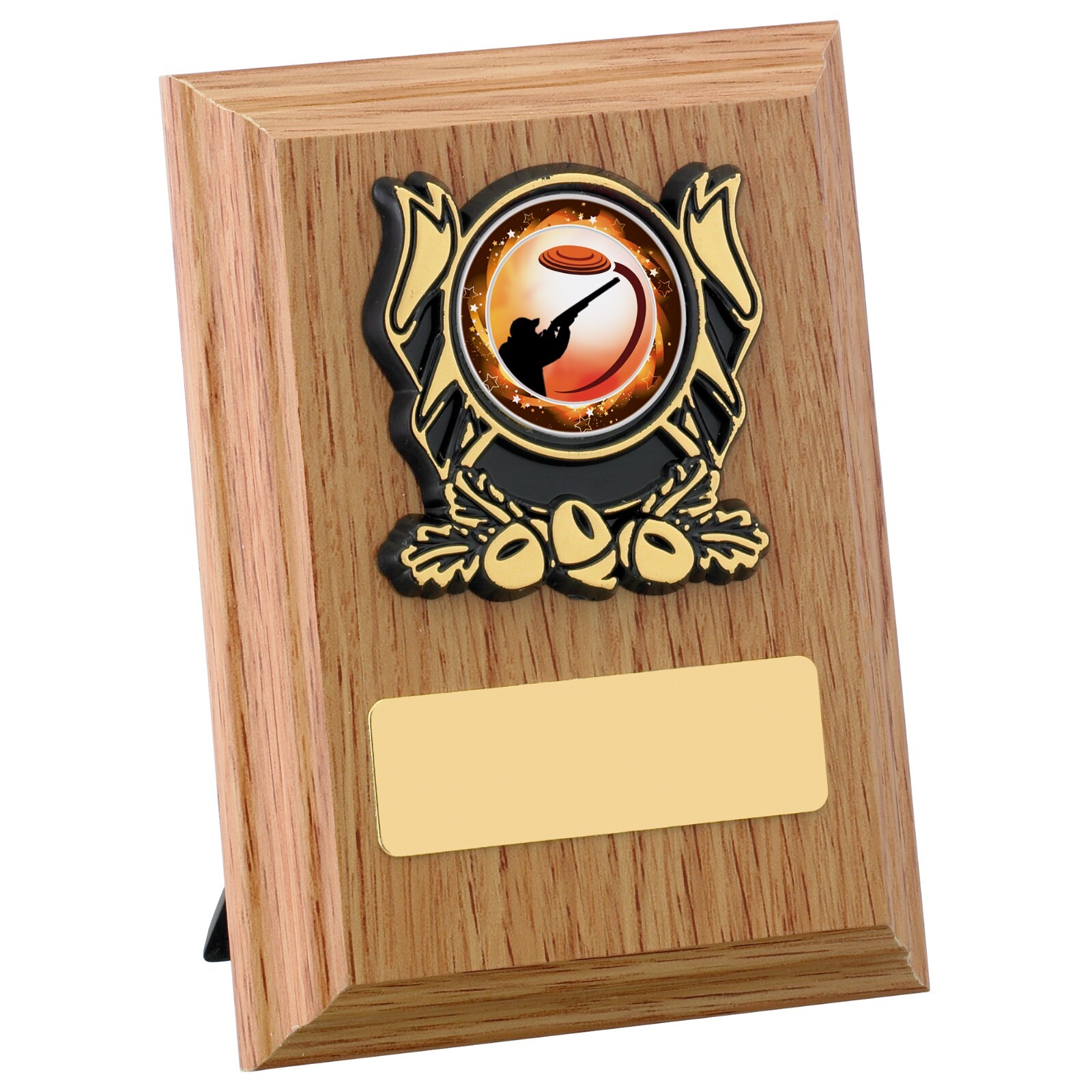 Multi Sport Wooden Plaque School Award Light Oak Finish FREE Engraving D727