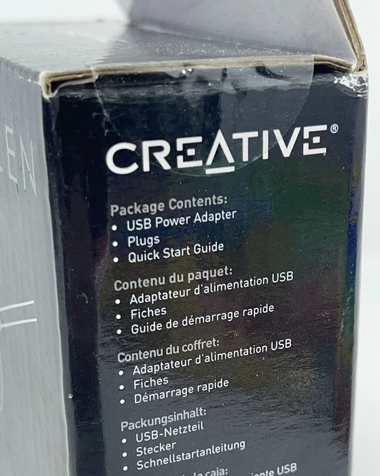 NEW Creative Zen MP3 USB Power Adapter Wall Charger Home - Rare NIB Sealed NOS - Image 3 of 4