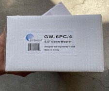 Goldwood GW-6024 Rubber Surround 6.5" Woofers 170W 4ohm Speaker