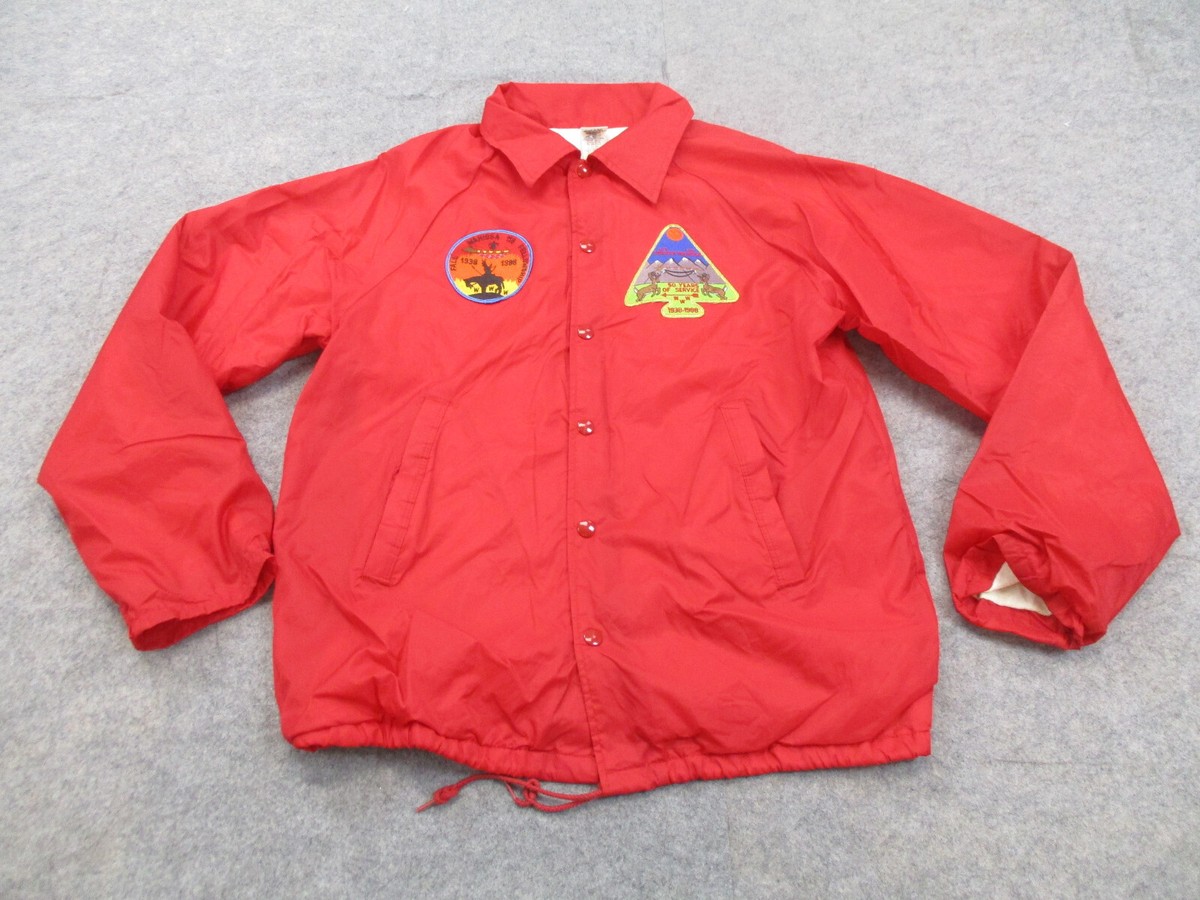 70's BOY SCOUTS OF AMERICA ヴィンテージジャケット Vintage Boy Scouts Of America Jacket Mens Medium Red Order