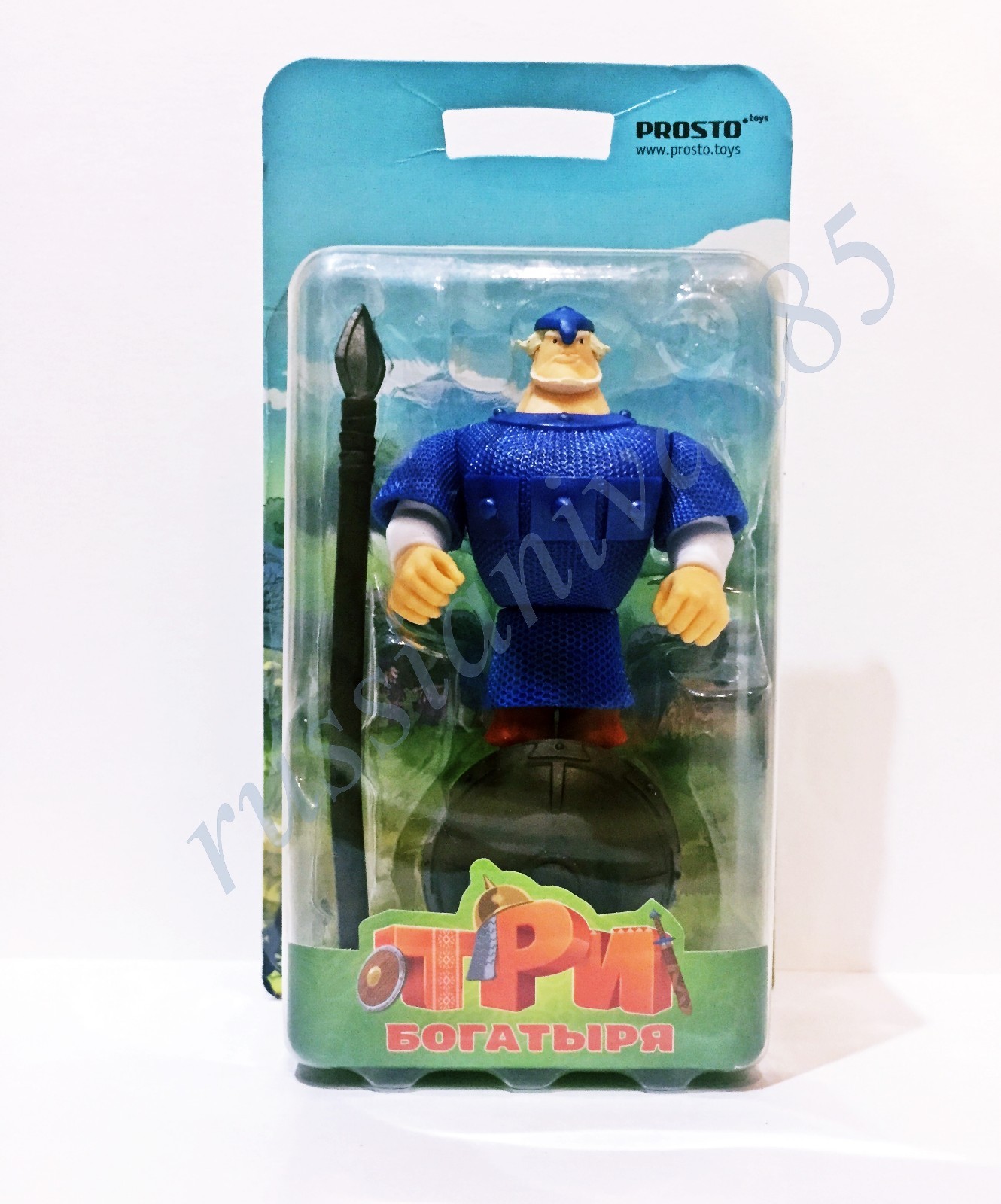 Tri bogatyrya Three epic hero PROSTO toys 3,5-4,5 inch. Set of 6 figures