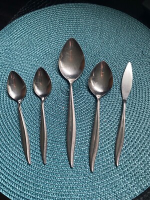 TEXTURA ONEIDA Oneidacraft Deluxe Stainless SERVING SPOON, TEASPOONS & MORE