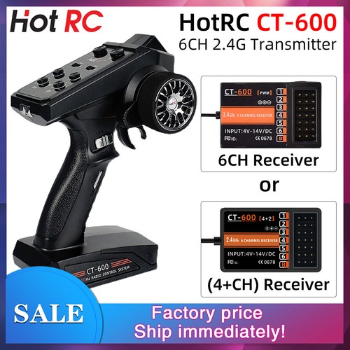 HotRC CT-600 6CH 2.4G RC Radio 