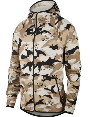 Nike Desert Camo Training Dri fit Windbreaker Jacket Hoodie AQ1149