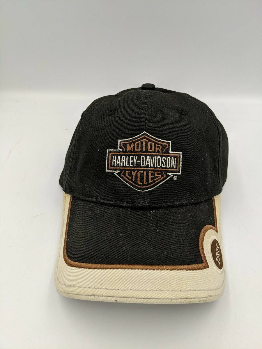 Harley-Davidson Mens 1903 Cap Hat Orange, Tan & Black one