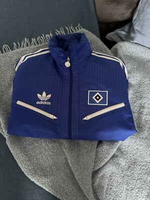 Hsv Schwarze Adidas Jacke HSV Adidas Originals Retro Jacke M Neuwertig